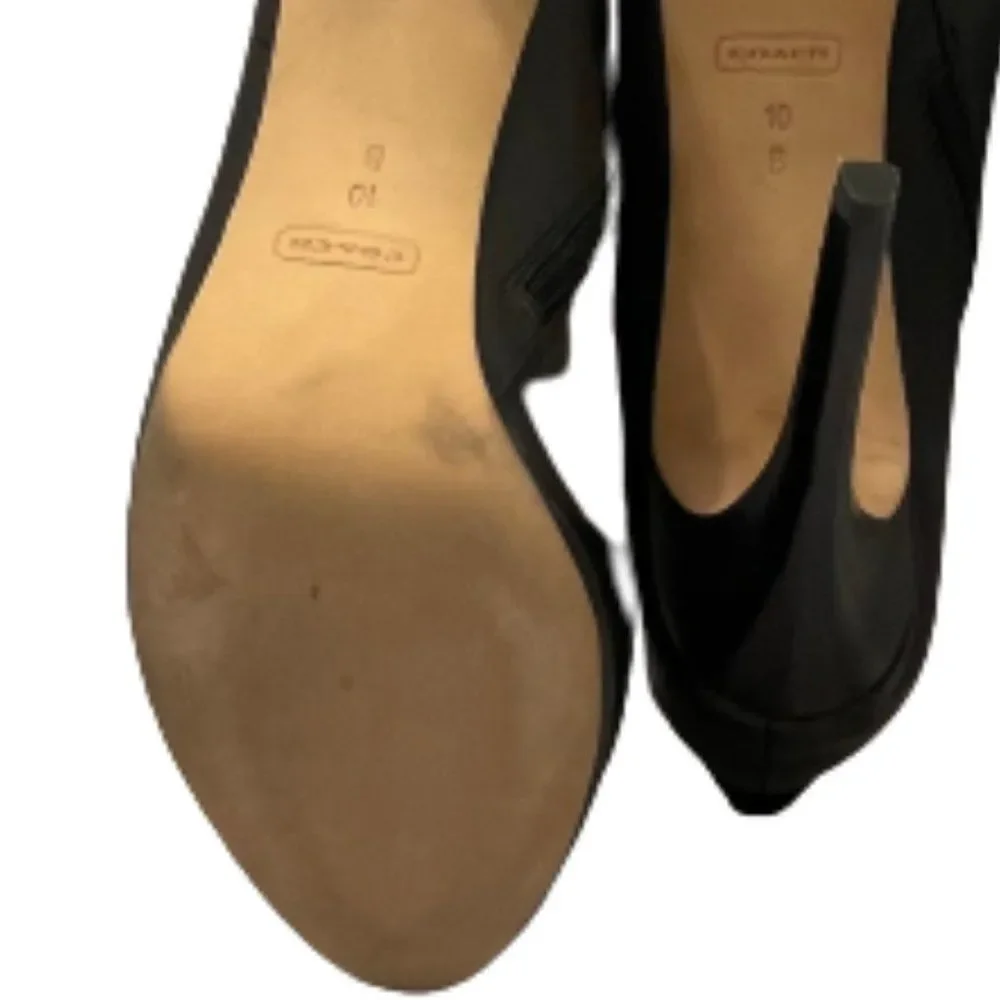 Coach Black Leather Delilah Booties size 10 - Picture 13 of 14